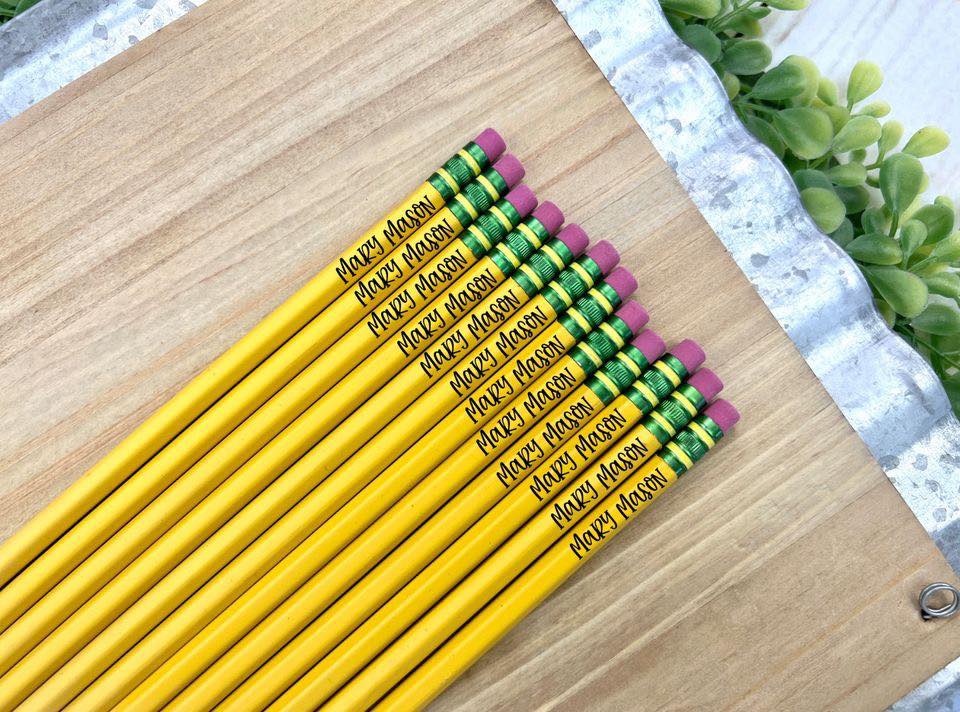 Custom Engraved Pencils