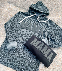Mama/Mini Leopard Puff Hoodie